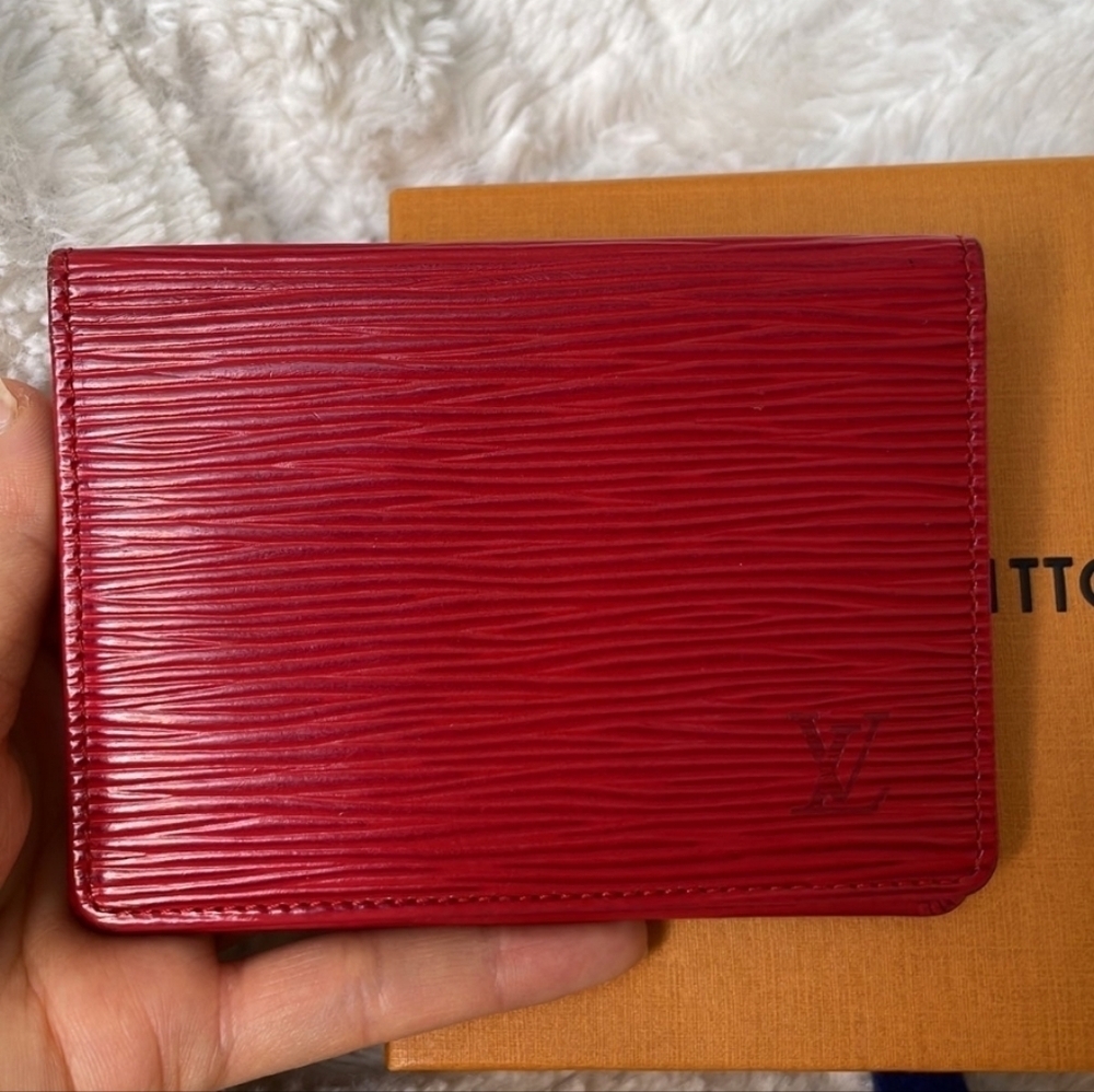 Louis Vuitton Epi Card Holder